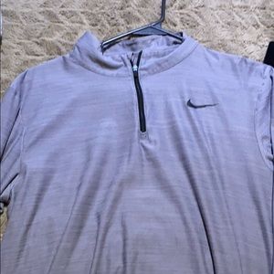 Grey dri fit Nike long sleeve